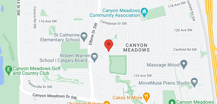map of 939 CANNOCK RD SW